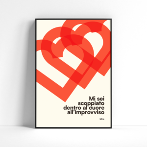 Mi sei scoppiato dentro al cuore Poster
