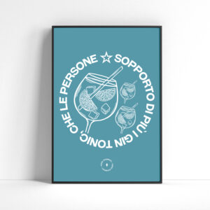 Sopporto più i Gin Tonic che le persone