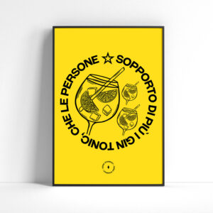 Sopporto più i Gin Tonic che le persone